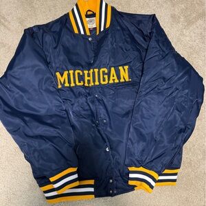 Michigan Blue and Yellow Varsity Jacket